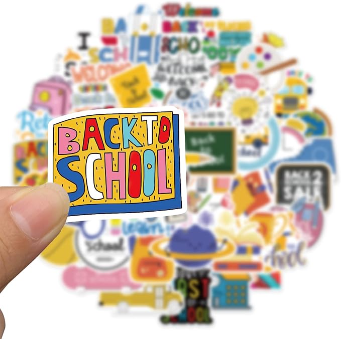 50PCS Back to School Stickers, First Day of School Teacher Reward Party - Image 3