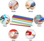 24PCS Mini Size 0.27" Dia x 8" Long Color Hot Melt Glue Sticks, All Temperature - Image 6