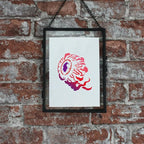 1pc Horrible Eye Balls Journal Stencil - Image 5