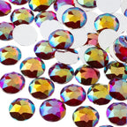 John Bead 200 Pieces 16mm, Acrylic Round Flat Back Rhinestones by JohnBead