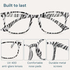 Gaoye Zebra Blue Light Glasses for Computer & Gaming - Image 6