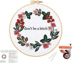 Louise Maelys Cross Stitch Kit Full Range DIY Floral Wreath by LouiseMaelys