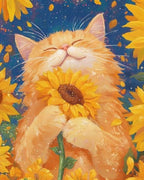 Mrnsiet Paint by Number for Adults Beginners, Cat Easy Paint by Numbers Kits on by Mrnsiet