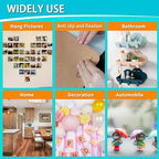 Double Sided Tape for Walls, Picture Hanging Strips Removable Mounting Dots | - Image 3