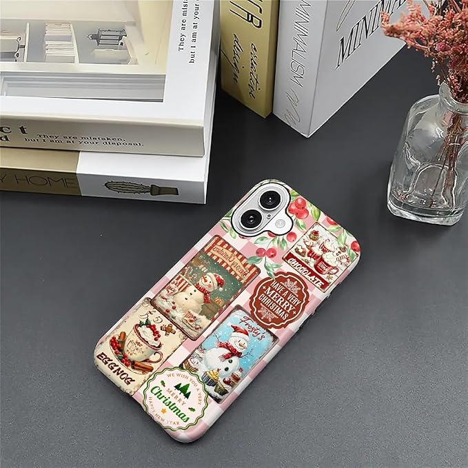 Case for iPhone 16, Scratch Resistant Hybrid Double Layer Hard Shell，Vintage - Image 5