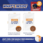 10 Pack Cat Scratch Furniture Protector Tape Sheets – Double-Sided Sticky - Image 5