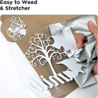 Dysania Silver Heat Transfer Vinyl, 10 Pack 12 x 12in Silver HTV Vinyl | Iron - Image 3