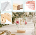 Bercoor 20 Pack 5x7 Inch Blank Clear Arch Acrylic Sign - Image 3