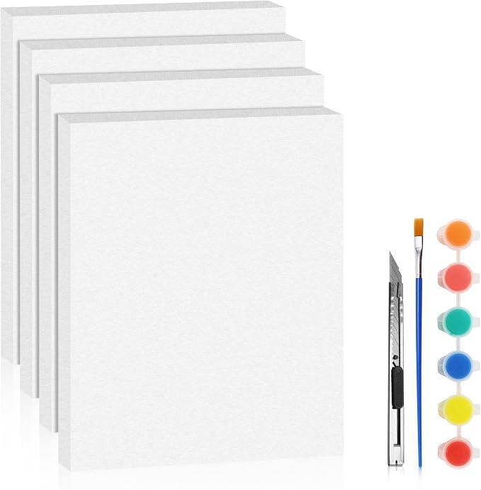 LuckyFoam White 4 Pack 15x12x1 inch Foam Sheets 1 Inch Thick | Polystyrene by LuckyFoam