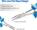 SPEEDWOX 6 Inches Long Reach Slimline Flat Nose Pliers - Image 2