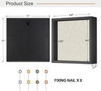 11x11 Shadow Box Frame with Linen Back - Image 6