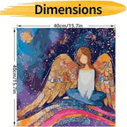 CHWGLFGG Paint by Numbers Kit for Adults Beginner, Angel Woman Adult Paint by - Image 5
