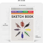 BEECHMORE BOOKS 9"x12" Spiral Bound Sketchbook - Image 4
