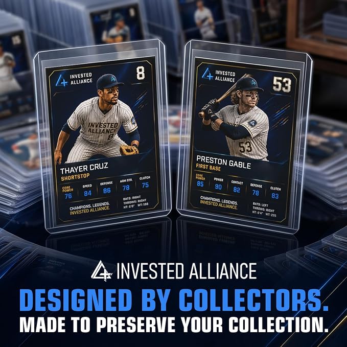 Invested Alliance 2000-Pack Toploaders & Card Sleeves – 1000 Crystal-Clear 35PT - Image 9