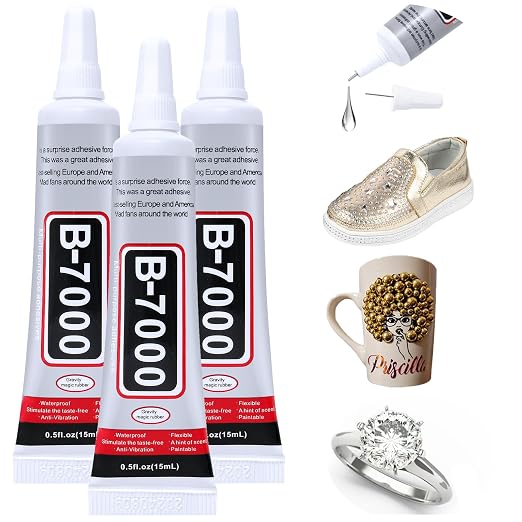 FITTDYHE 3PCS Jewelry Glue - 15ML/0.5fl oz Clear DIY Craft Glue by FITTDYHE