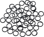 Round Carabiner Clip Bulk 48pcs 1 Inch Colorful Circle Carabiner Key Ring Clips - Image 2