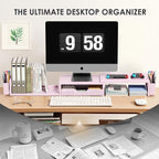 OPNICE Desk Organizers and Accessories, Dual Monitor Stand Riser - Image 5