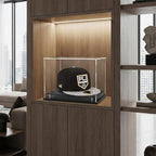 WANLIAN Clear Hat Display Case, Self-Assembly Acrylic Baseball Cap Holder Stand - Image 5