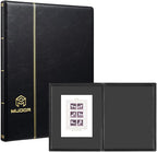 MUDOR Stamp Albums for Collectors, 1 Pockets Stamp Collection Book | 10 Sheets by MUDOR