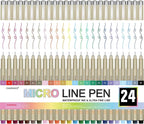 01 Micro Pen, Waterproof Archival Ink, 0.25mm Fineliner Ink Pens by CHARSOCO