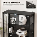 BROTTAR Display Cabinet with Glass Door, 6-Tier 71" Curio Cabinet with 3 Color - Image 4
