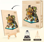 Wooden Puzzles for Adults Pirate Cabin Puzzles 150 Pieces Wood Puzzles Adults - Image 5
