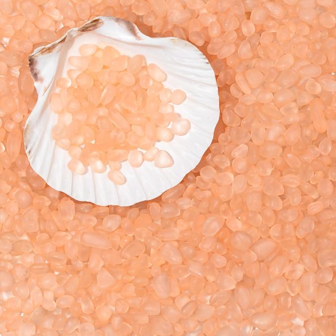 QEQEKAKA Sea Glass Stones for Crafts About 1LB Glass Pebbles Gemstones Bulk for - Image 6