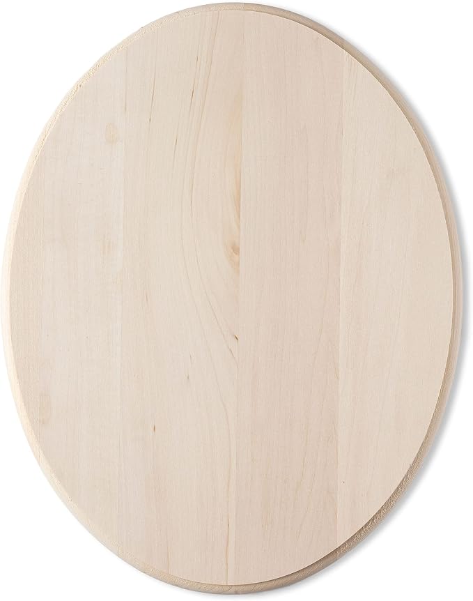 MICHAELS Basswood Oval Plaque by Make Market® by MakeMarket
