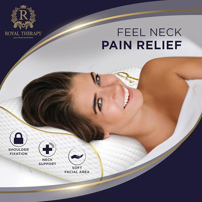 4-Layer Queen, Contour Pillow, Side Sleeper, Orthopedic, Neck Support, Pillow - Image 5