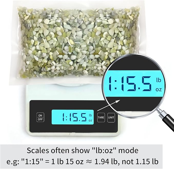 FANTIAN 2 lbs Jade Rocks for Plants Indoor, 1/4 inch Small Pebbles for Plants - Image 4