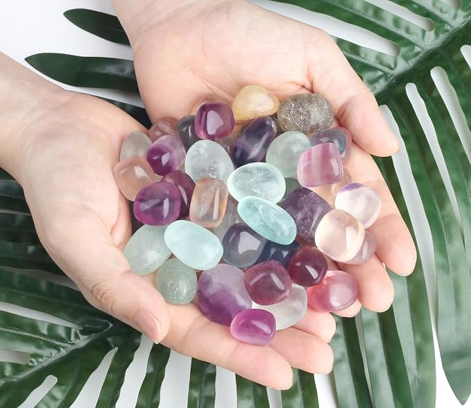 DUQGUHO Fluorite Crystals Healing Crystal Stones Set Natural Crystals Bulk - Image 6