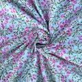 E-Tailor® Indian Ethnic 100% Cotton Voile Running Hand Block Print Natural by E-Tailor
