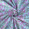 E-Tailor® Indian Ethnic 100% Cotton Voile Running Hand Block Print Natural by E-Tailor