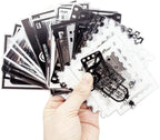 120PCS Retro Camera Film Frame Stamp Poster PET Stickers - Image 6