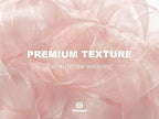 Vitalizart Cream & Rose Gold Organza Sheer Ribbon 1 inch x 30Yd Pink Ribbon - Image 4
