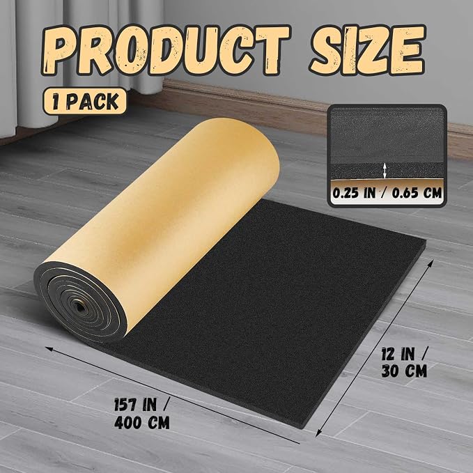 Pangda 1 Piece 157 x 16 x 1/4 Inch Extra Large Marine Foam Roll Closed Cell - Image 2