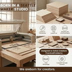12 X 12 X 1/16 Inch Basswood Sheets, 12 Pack Plywood Sheets, Unfinished Thin - Image 7
