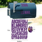 Letter Stickers, Mailbox Numbers, 2 Inch Waterproof Vinyl Alphabet | 2 Inch - Image 2