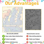 Paint by Numbers Kit for Adults, Lemon Paint by Numbers Kit for Adults Beginners - Image 5