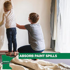 EZ Drop Painter's Large Canvas Fabric Drop Cloth - Image 2