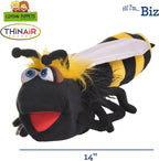 Playful Minds Living Puppets Biz Bumble Bee Hand Puppet – 14 Inch Plush Bee - Image 2