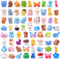 DIYDEC 68pcs Mini Resin Animal, Miniature Duck Figures to Hide Small Tiny Resin by DIYDEC