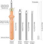 5Pcs Punch Needle Tool Adjustable Embroidery Needle Tool Kit - Image 2