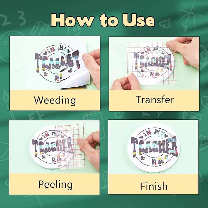 Teacher Graphics Permanent Adhesive Vinyl 10 Sheets 12'' x 10'' | Pen Rules - Image 3
