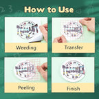 Teacher Graphics Permanent Adhesive Vinyl 10 Sheets 12'' x 10'' | Pen Rules - Image 3