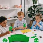 20 Pcs Green Felt Fabric Sheet 8" x 12" Assorted Color Felt Fabric Sheets - Image 6