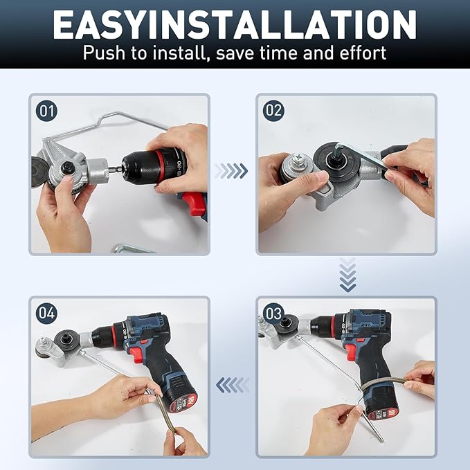 Metal Nibbler Drill Attachment, Heavy-Duty Sheet Metal Cutter - Image 6