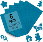 IONTACH 9" X 12" Soft Felt Sheets 1.6mm Thick | Felt Fabric by IONTACH