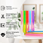 IModeur Opal Permanent Holographic Vinyl Bundle Permanent Adhesive Sheets - Image 3
