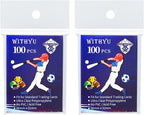 200 Pcs Soft Trading Card Sleeves, Top Loading Penny Card Sleeves by WITHYU